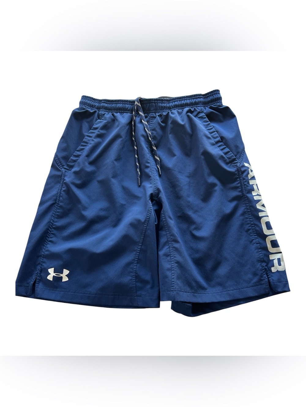 Under Armour Men’s Navy Blue Athletic Drawstring Shorts